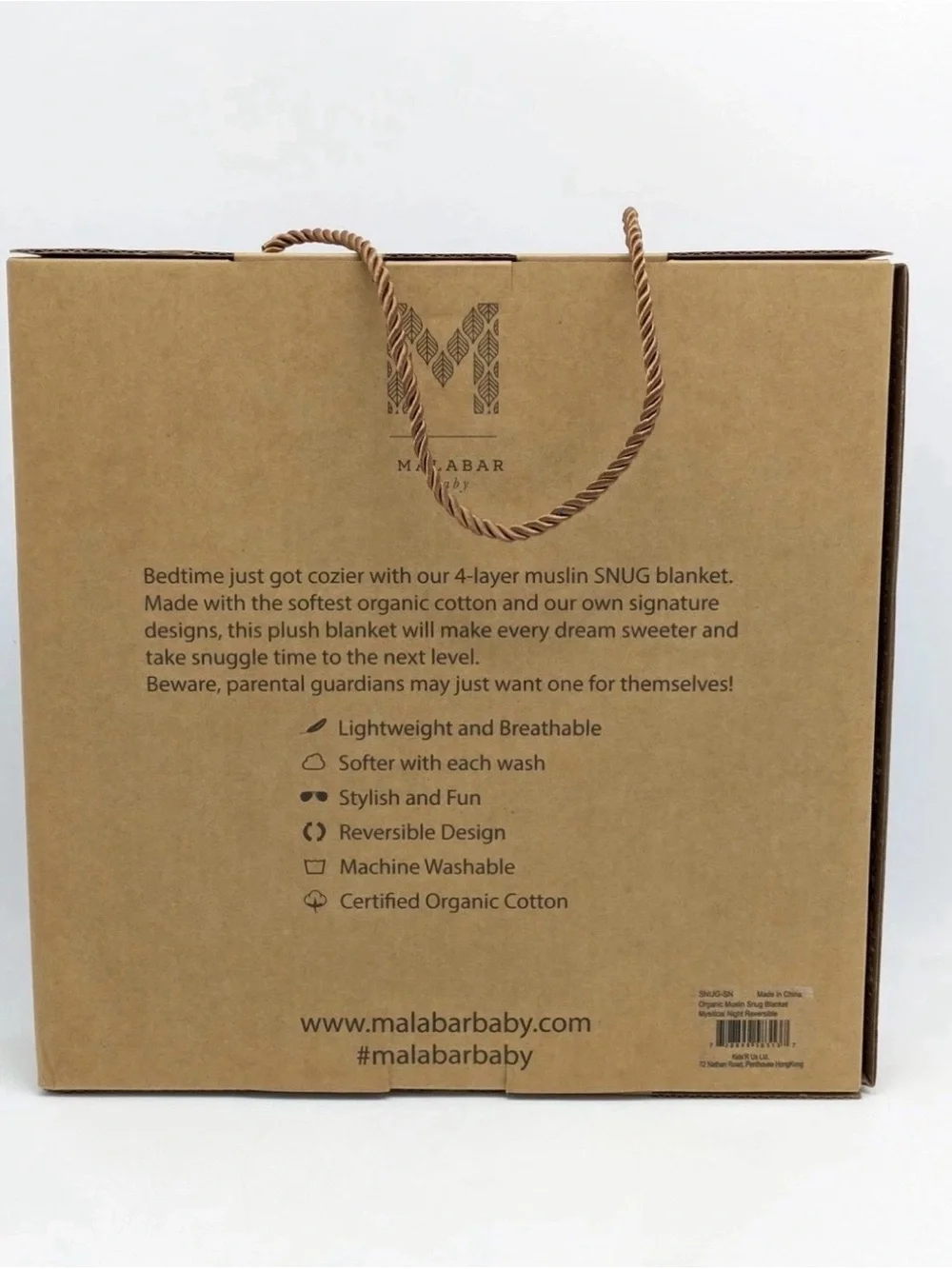 Malabar Baby Organic Snug Blanket - Mystical Night - 47